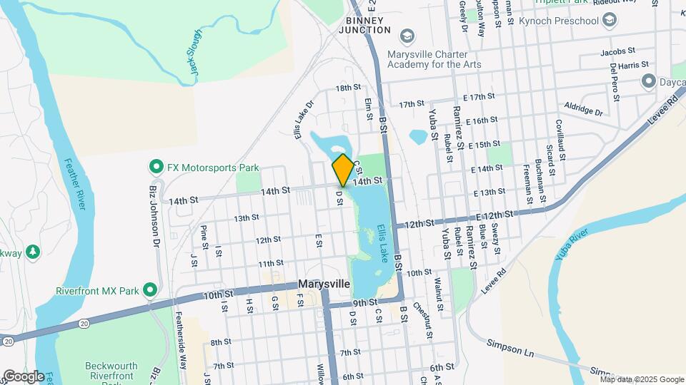 1313 D St Map and Location Details