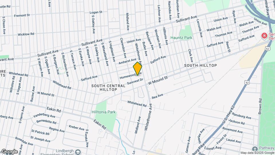 2171 Homewood Ave Map and Location Details
