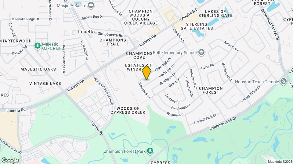 9714 Godstone Ln Map and Location Details