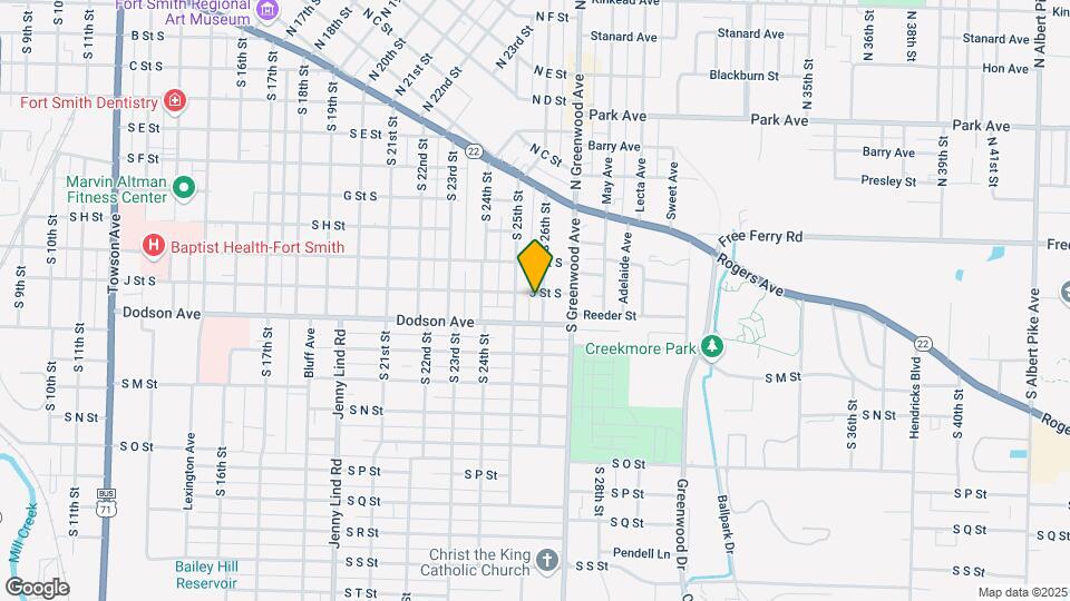 1104 S 26th St Map and Location Details