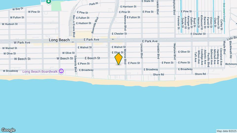 245 E Broadway, Unit Apt 3 Map and Location Details