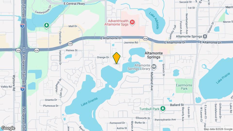 584 Orange Dr Map and Location Details