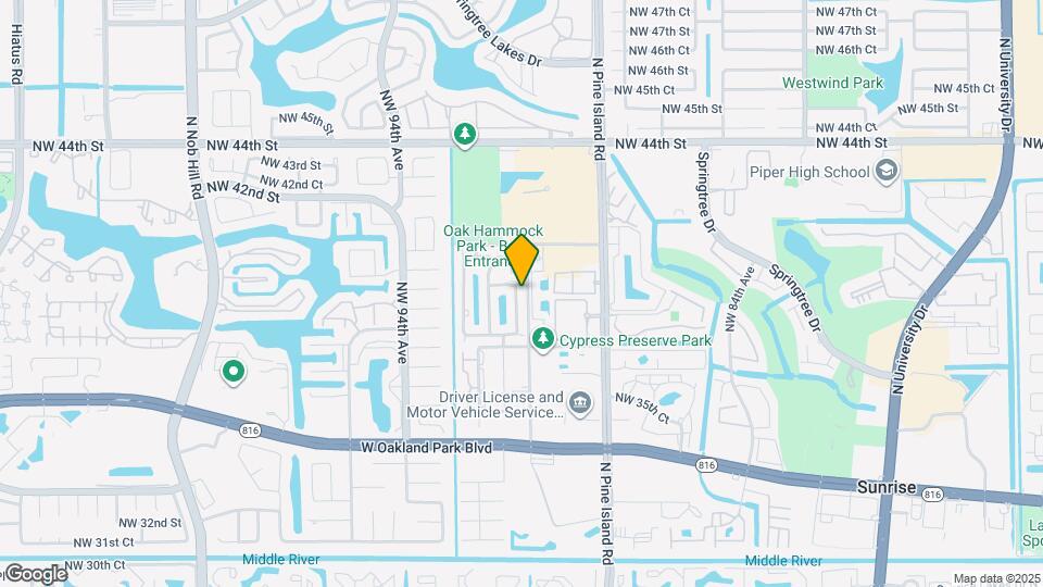 3970 NW 90th Way Map and Location Details