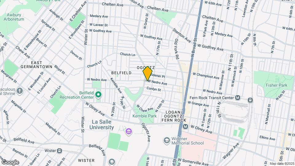 1716 W Nedro Ave Map and Location Details