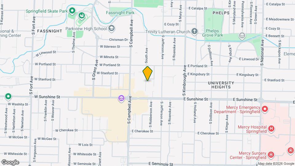 1710 South Ave Map and Location Details