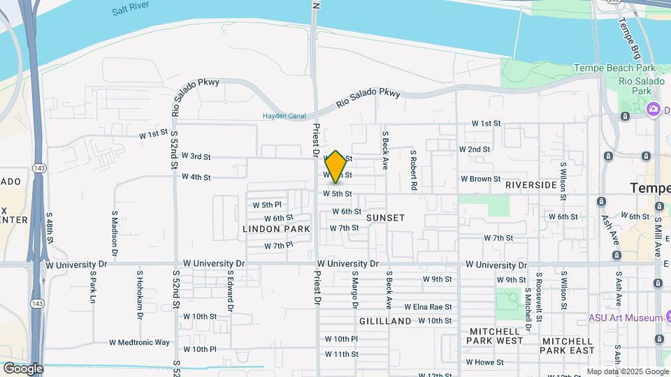 Tempe Duplexes Map and Location Details