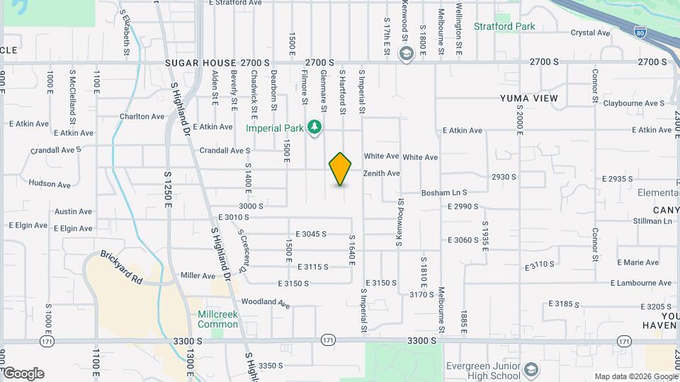 2952 S Hartford St Map and Location Details