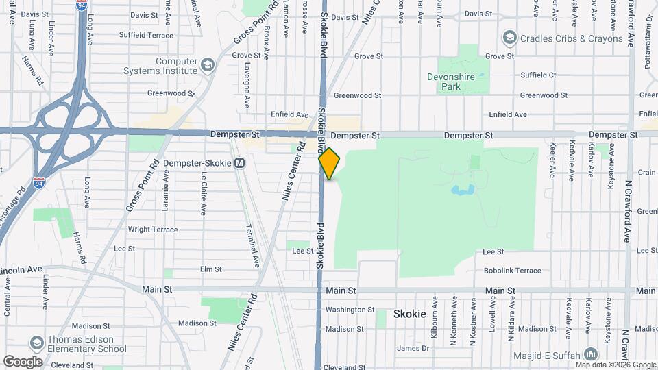 8641 Skokie Blvd Map and Location Details
