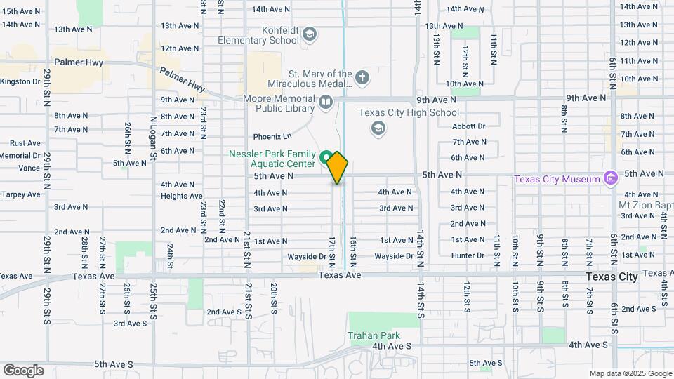402 17th St N, Unit 1/1 Studio Garage Apartme Map and Location Details