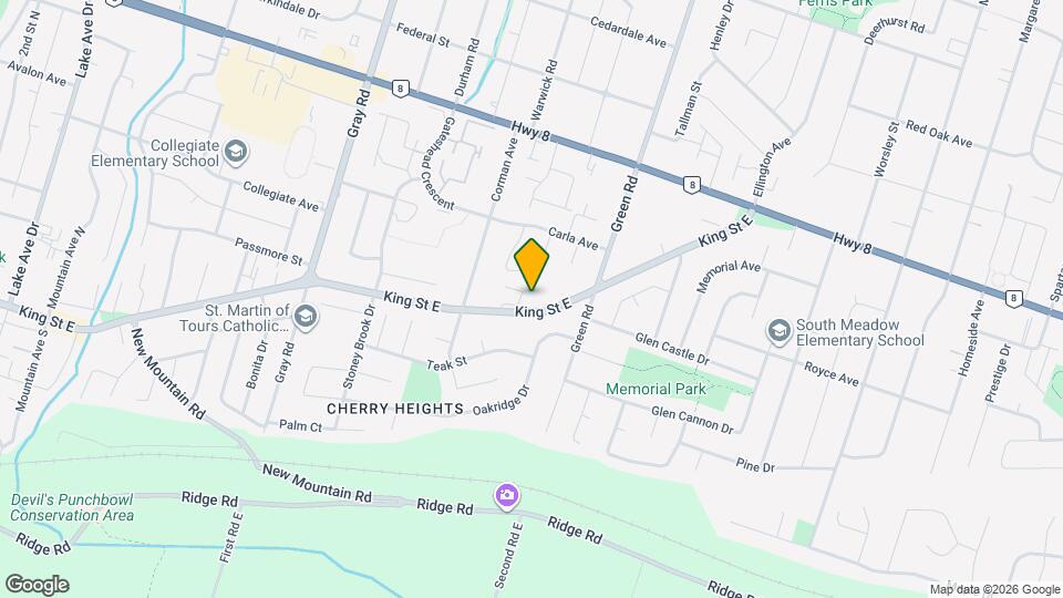 251 King St E Map and Location Details