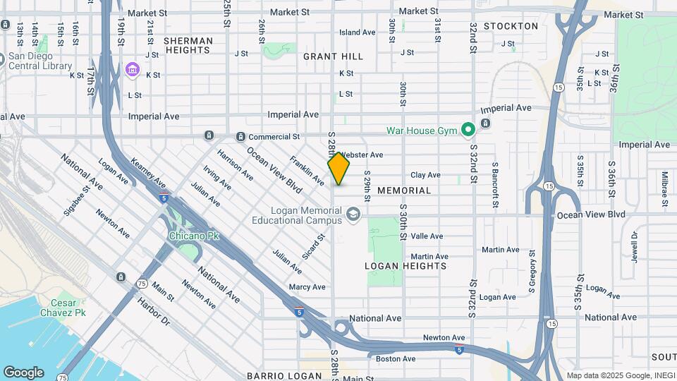 2812 Franklin Ave Map and Location Details