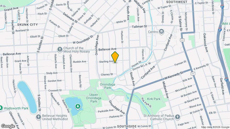 412 Rich St Map and Location Details