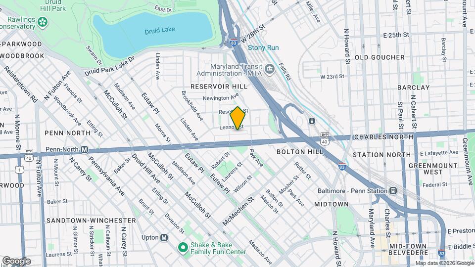 736 Watts St Map and Location Details