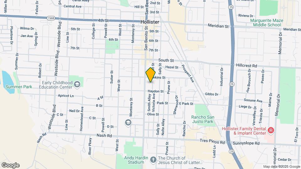 960 East St Mapa y Detalles de la Ubicación