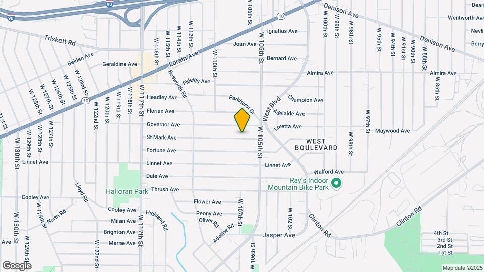 10624 St Mark Ave Map and Location Details