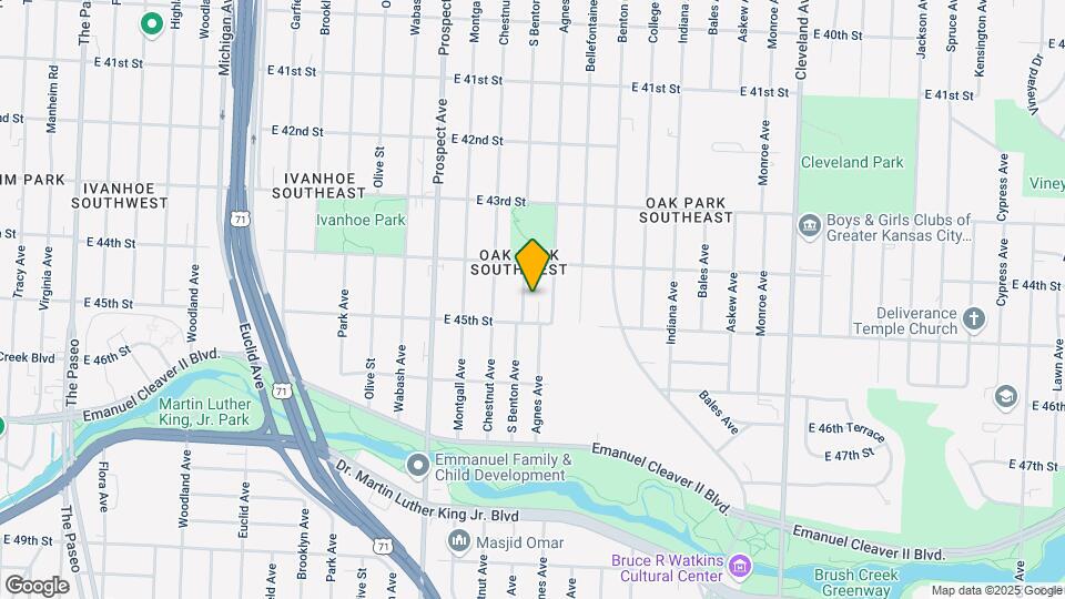4435 S Benton Ave Map and Location Details