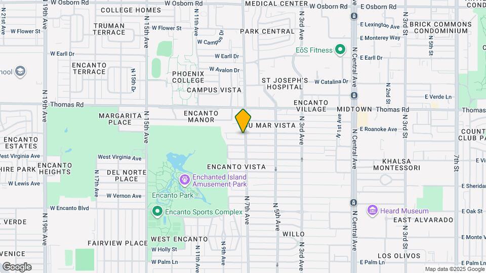 701 W Windsor Ave Map and Location Details