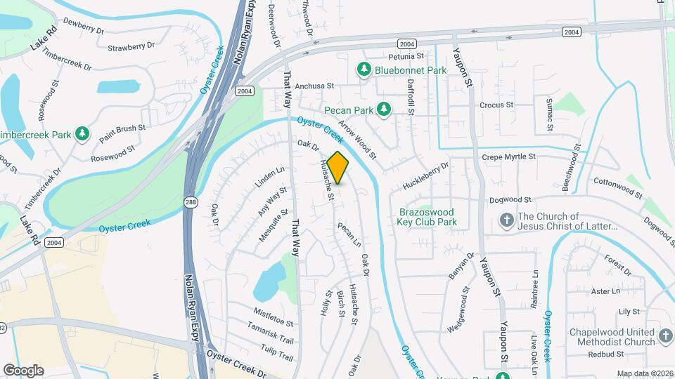 450 Huisache St Map and Location Details