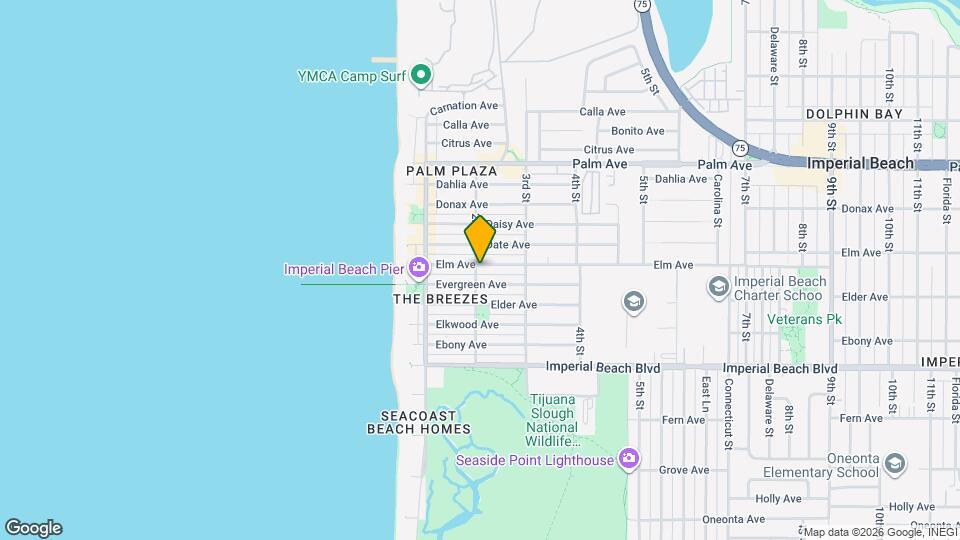 203 Elm Ave Map and Location Details