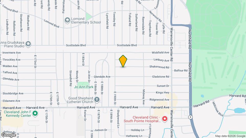19208 Shakerwood Rd Mapa y Detalles de la Ubicación