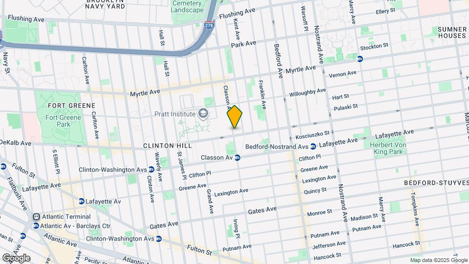 DEKALB AVENUE Mapa y Detalles de la Ubicación