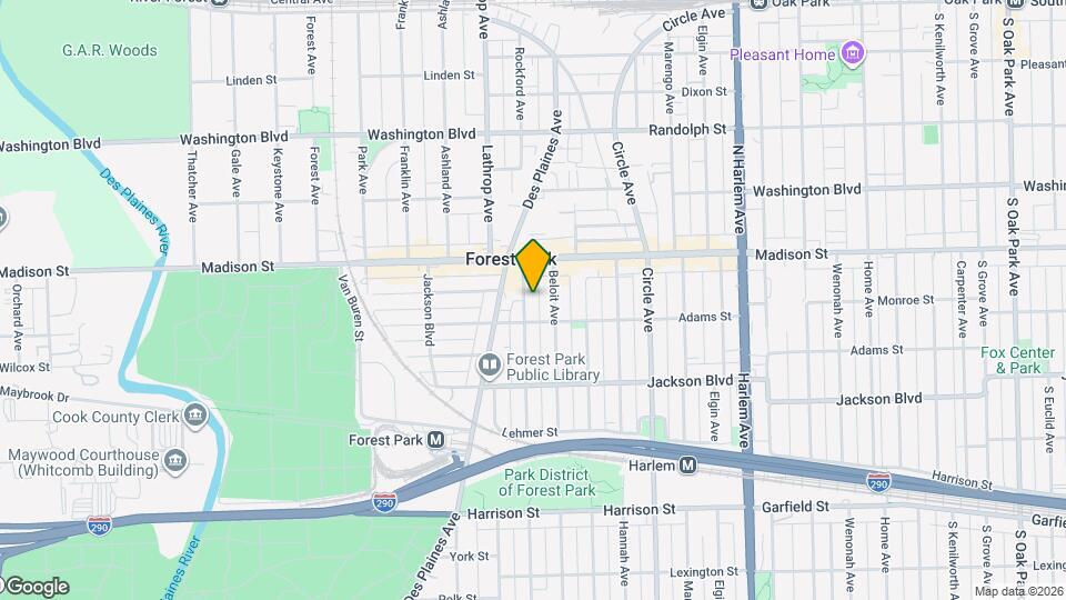 432 Ferdinand Ave Map and Location Details