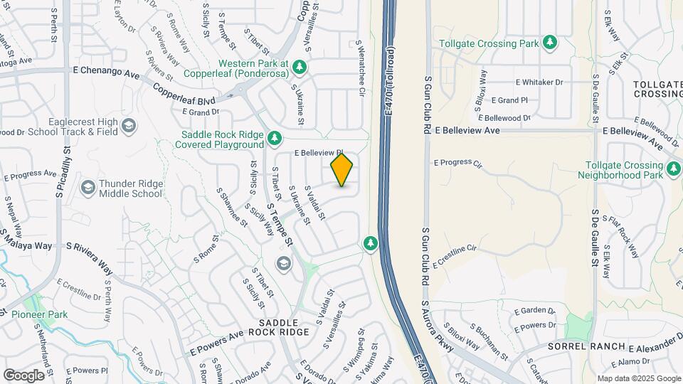 22797 E Prentice Ave Map and Location Details