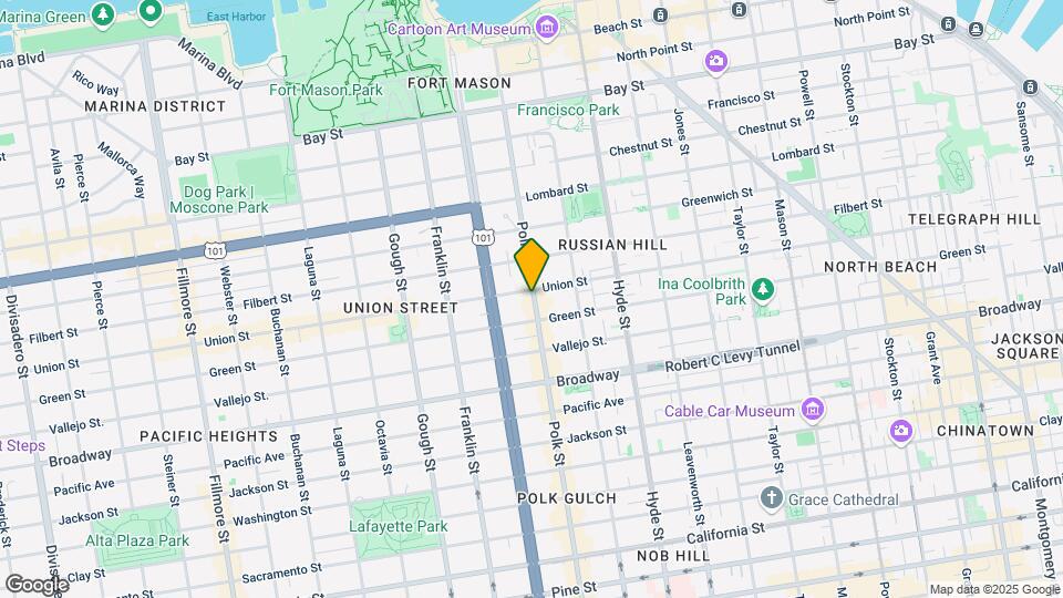 2357 Polk St-Unit -402A Map and Location Details