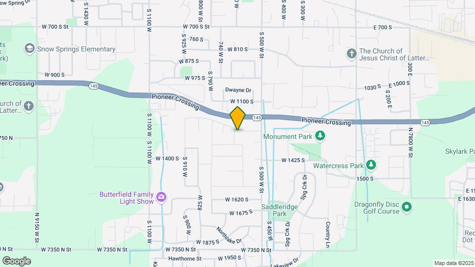 1269 S 640 W Map and Location Details