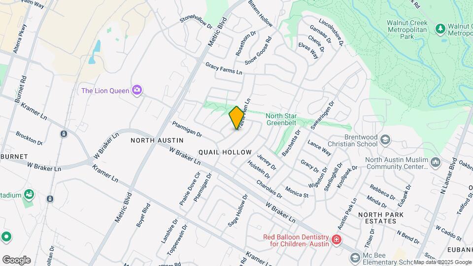 11611 Prairie Hen Ln Map and Location Details