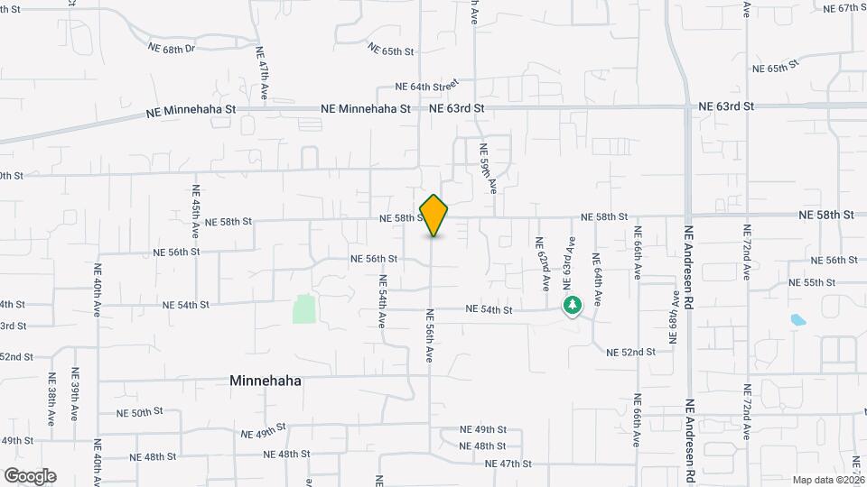 5831 NE 56th Pl Map and Location Details