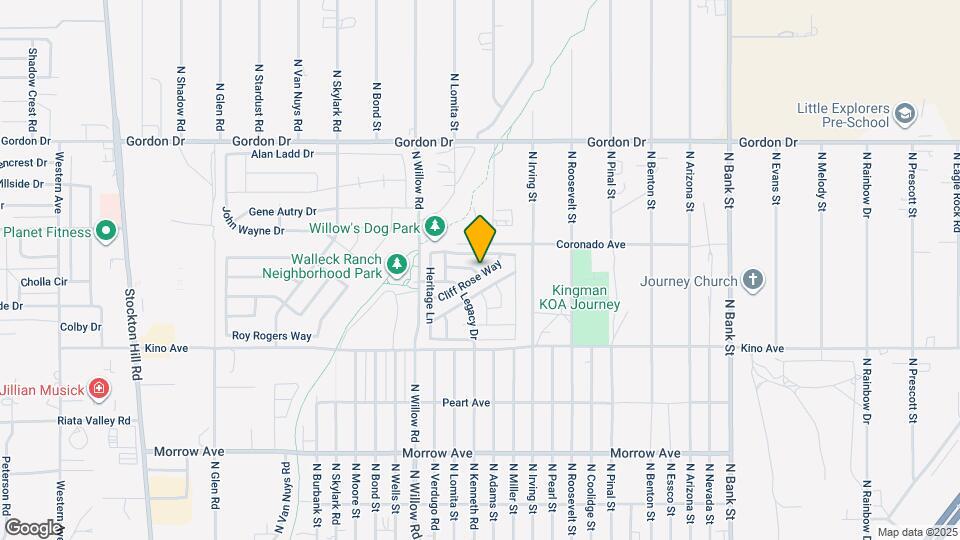 2445 Cliff Rose Way Mapa y Detalles de la Ubicación