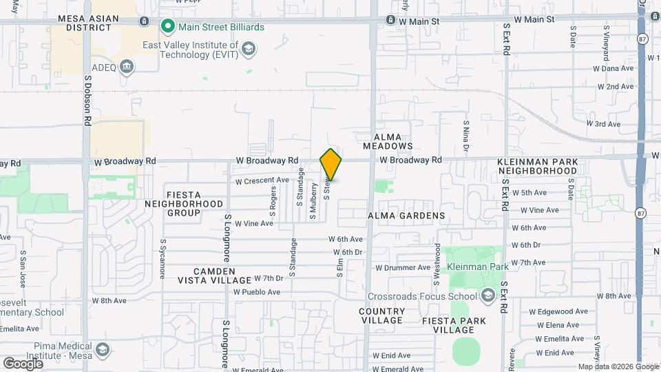 449 S Stewart Map and Location Details