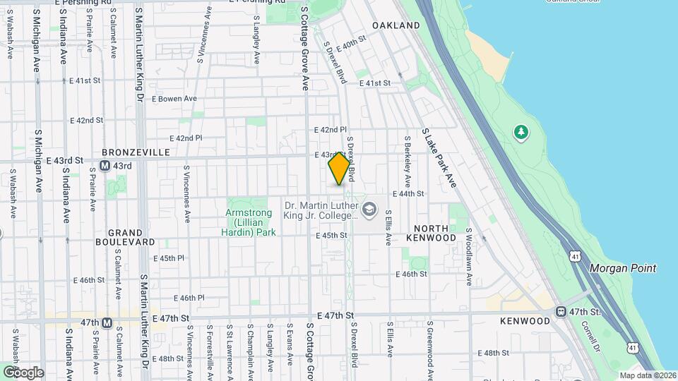 4354 S Drexel Blvd Map and Location Details