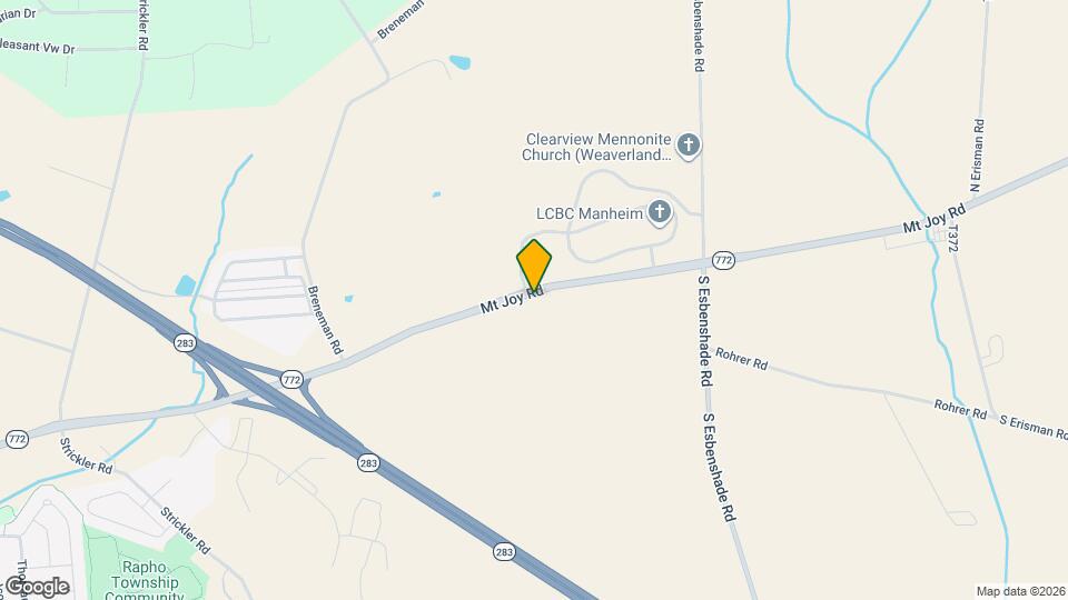 2493 Mount Joy Rd, Unit A Map and Location Details