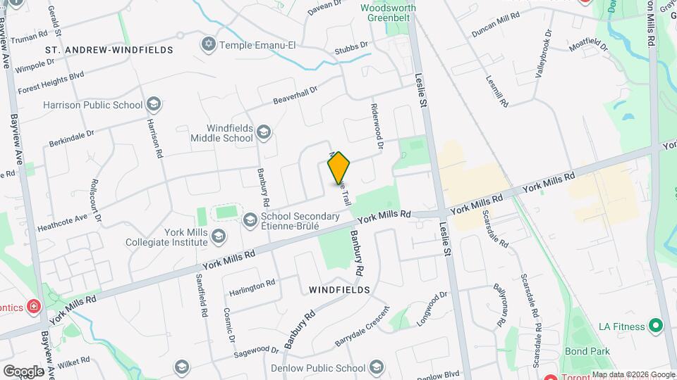 70 Mossgrove Trail Map and Location Details