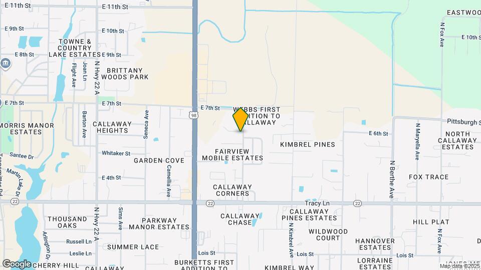 5820 Butler Dr Map and Location Details