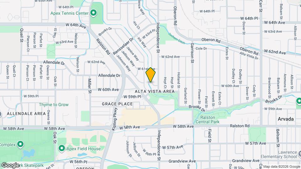 6029 Iris Way, Unit SI ID1604839P Mapa y Detalles de la Ubicación