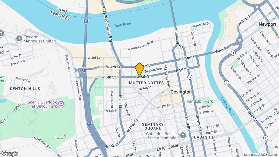 219 W 5th St Map and Location Details