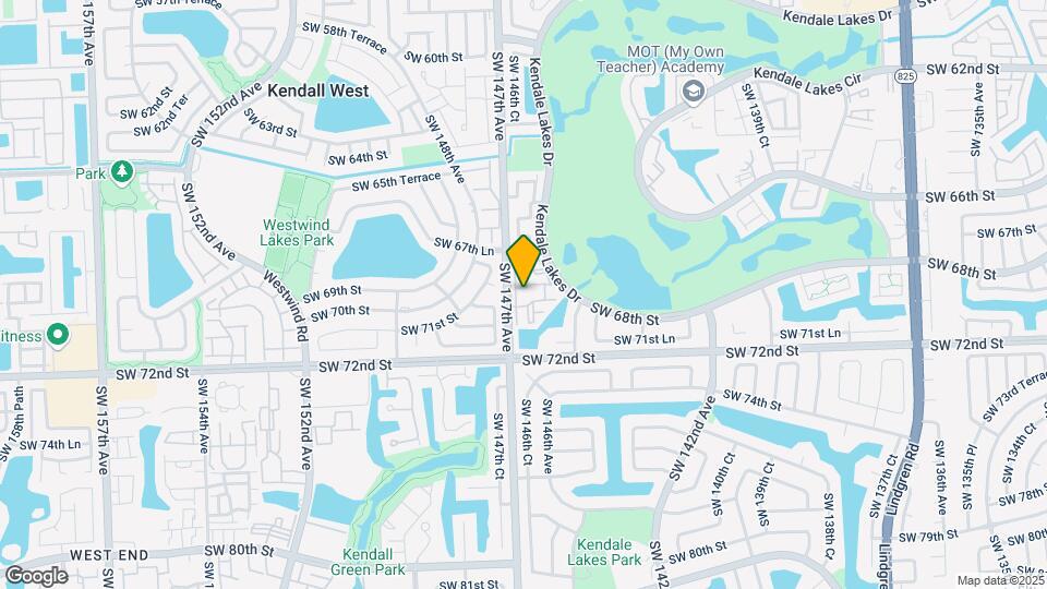 6841 SW 147th Ave Map and Location Details