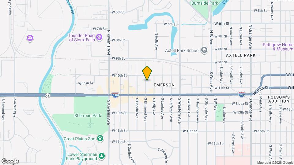 216 S Elmwood Ave Map and Location Details