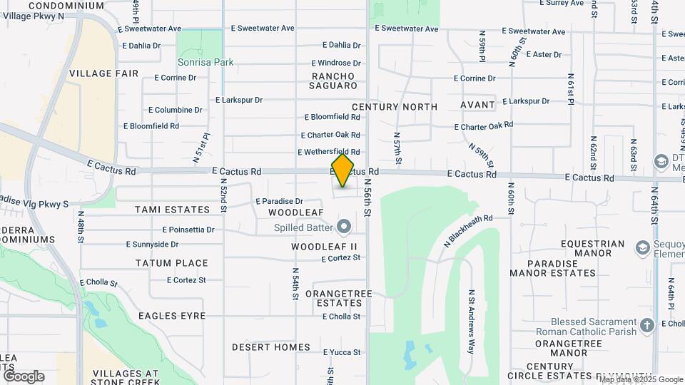 5514 E Paradise Dr Map and Location Details