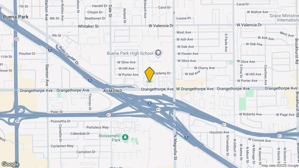 6968 Campus Dr Map and Location Details