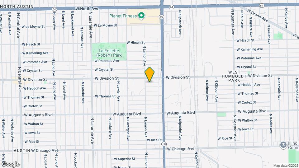 4846 W Haddon Ave, Unit 1st FL Mapa y Detalles de la Ubicación