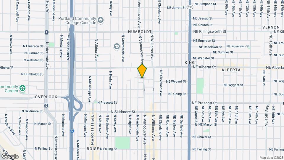 4815 N Vancouver Ave Map and Location Details