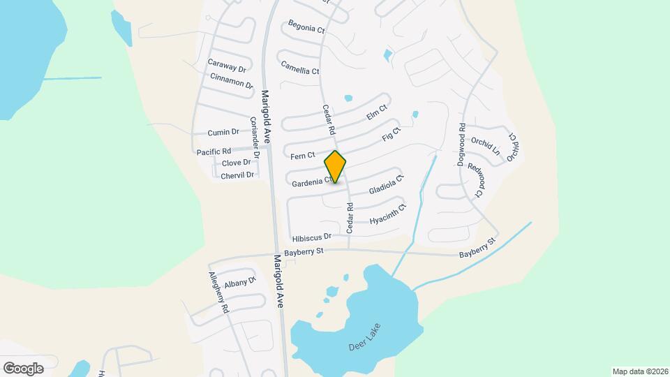 305 Hibiscus Dr Map and Location Details