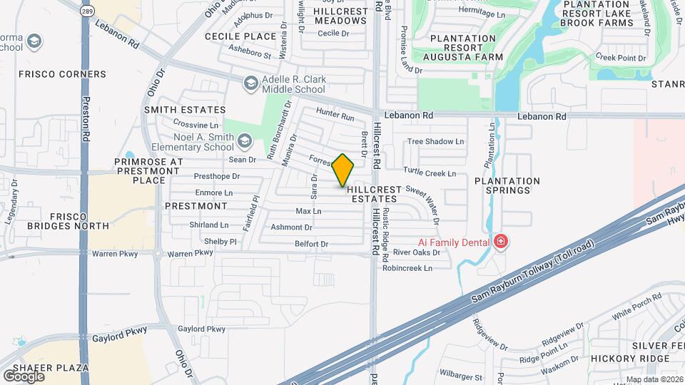 10310 Mallory Dr Map and Location Details