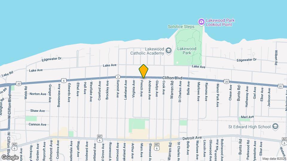 1169 French Ave Mapa y Detalles de la Ubicación