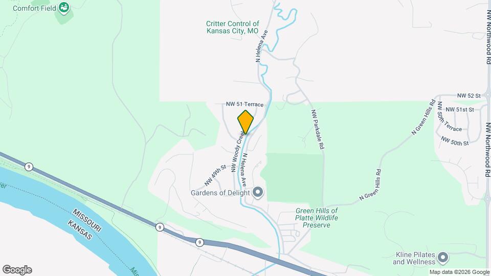 5013 NW Woody Creek Ln Map and Location Details