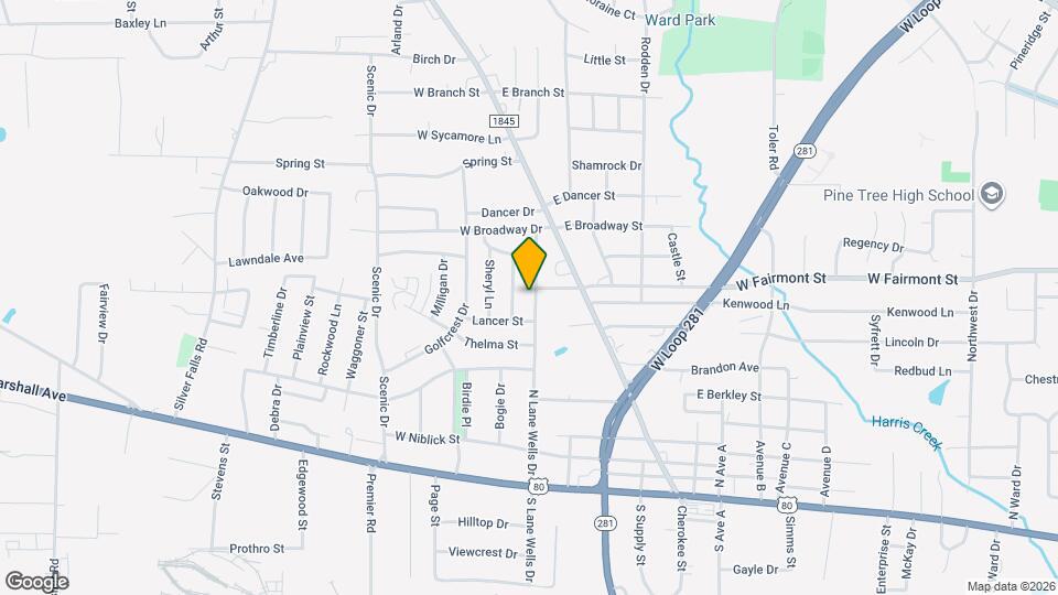 707 N Lane Wells Dr Map and Location Details